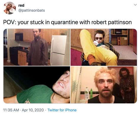 robert pattinson brown tracksuit meme